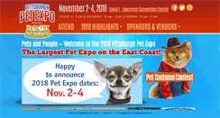 Desktop Screenshot of pghpetexpo.com